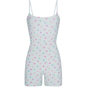 NWT SKIMS SOFT LOUNGE SCOOP ONESIE |
CLOUD CANDY HEART PRINT